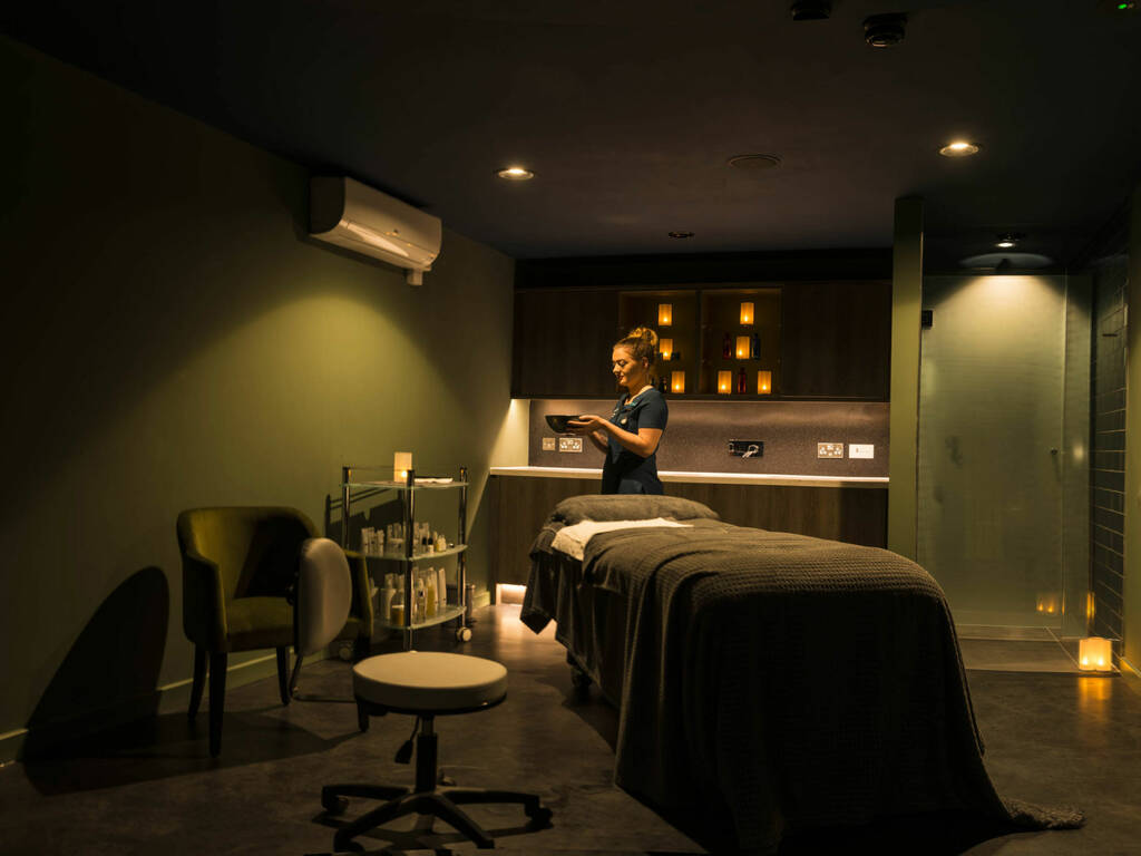 Spa treatment rooms