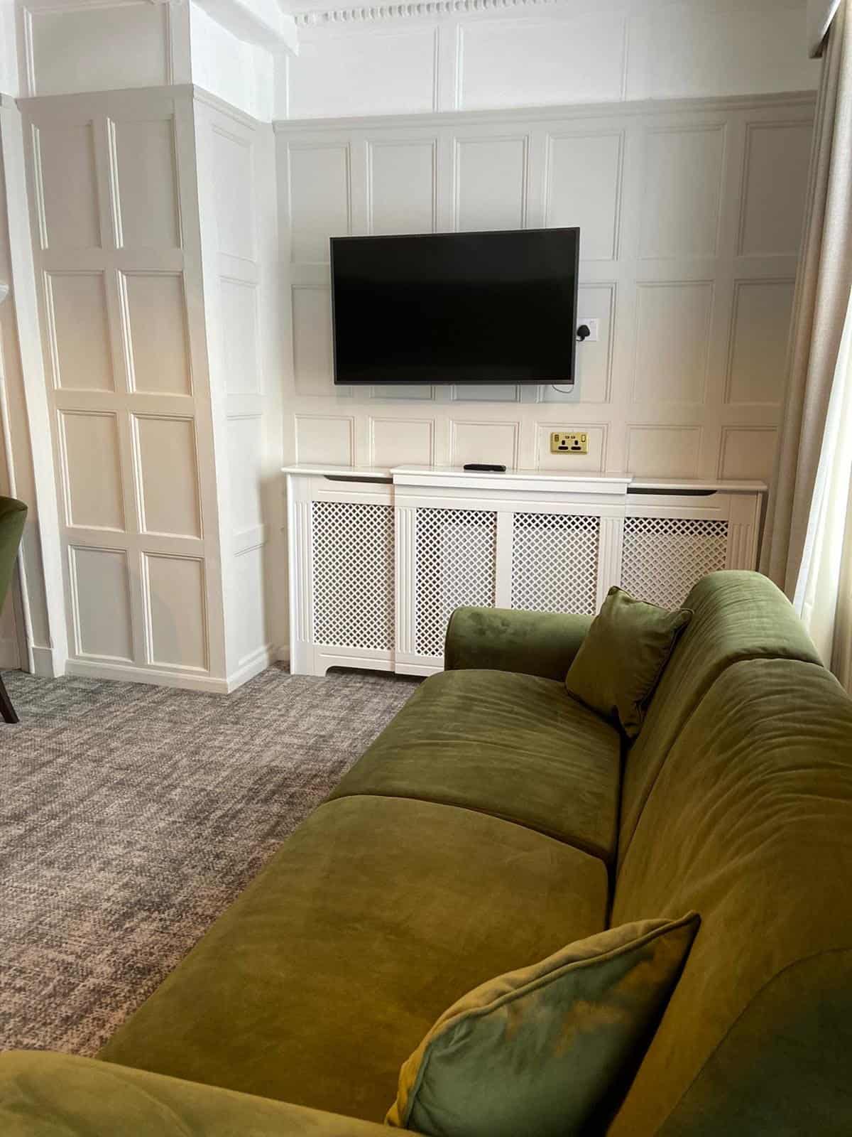 Charles Allen Jones bedroom Sitting area