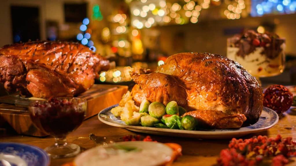 iw Turkey Christmas Dinner